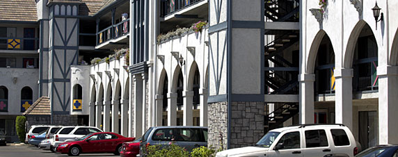 Location of Castle Inn Hotel in Anaheim CA