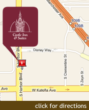 Anaheim California Hotel Map