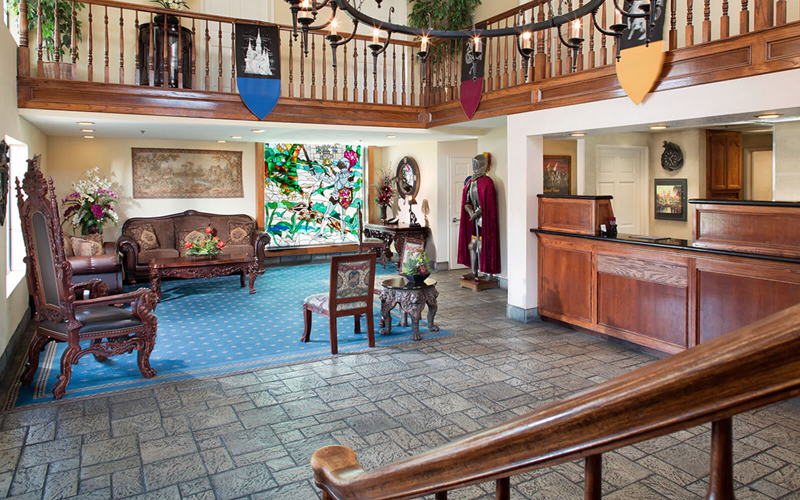 Castle Inn and Suites Lobby